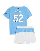 Manchester City Oscar Bobb #52 Domácí dres pro děti 2025-26 Krátký Rukáv (+ trenýrky)